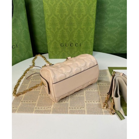 Fake Gucci GG Matelasse Leather Mini Bag 702251 Cream Replica Replica Gucci GG Matelasse Leather Mini Bag 702251 Cream
