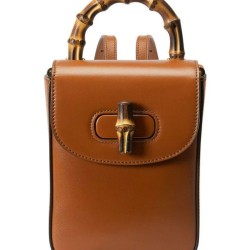 Replica Gucci Bamboo Mini Handbag 702106 Coffee