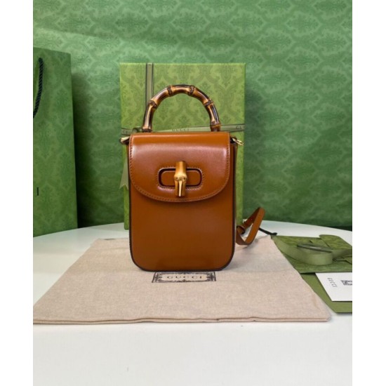 Replica Gucci Bamboo Mini Handbag 702106 Coffee Replica Gucci Bamboo Mini Handbag 702106 Coffee