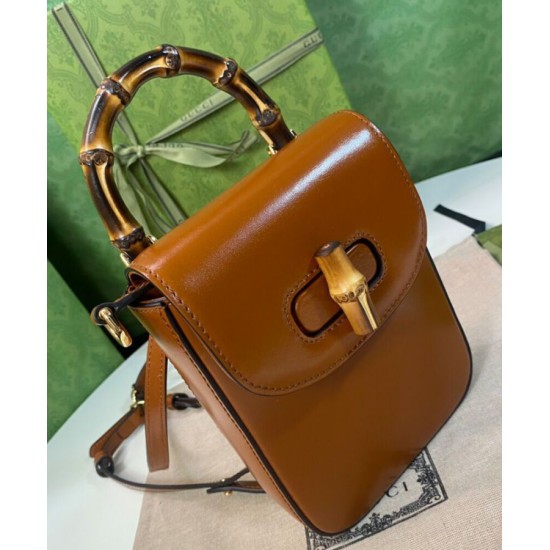 Replica Gucci Bamboo Mini Handbag 702106 Coffee Replica Gucci Bamboo Mini Handbag 702106 Coffee