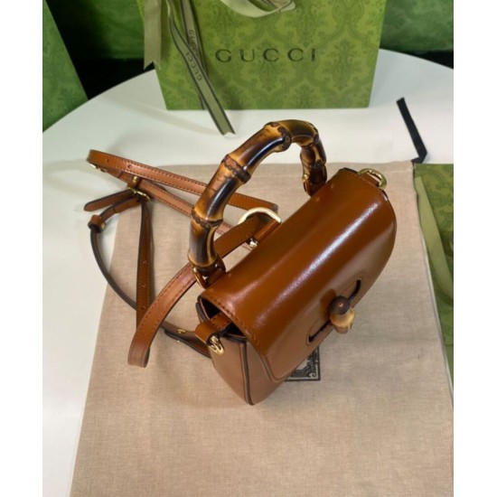 Replica Gucci Bamboo Mini Handbag 702106 Coffee Replica Gucci Bamboo Mini Handbag 702106 Coffee