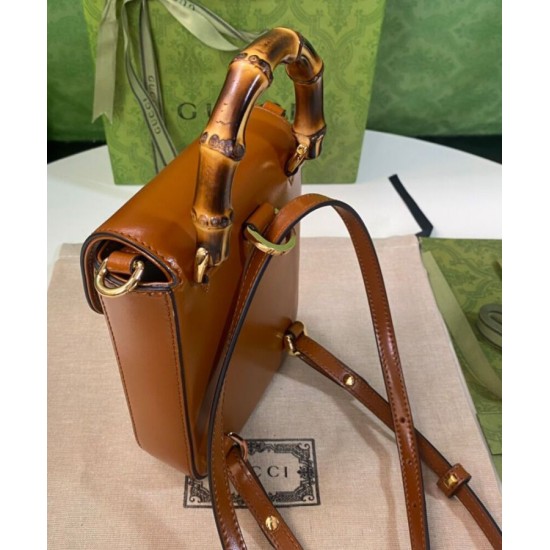 Replica Gucci Bamboo Mini Handbag 702106 Coffee Replica Gucci Bamboo Mini Handbag 702106 Coffee