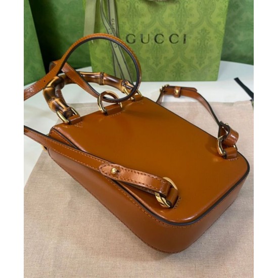 Replica Gucci Bamboo Mini Handbag 702106 Coffee Replica Gucci Bamboo Mini Handbag 702106 Coffee