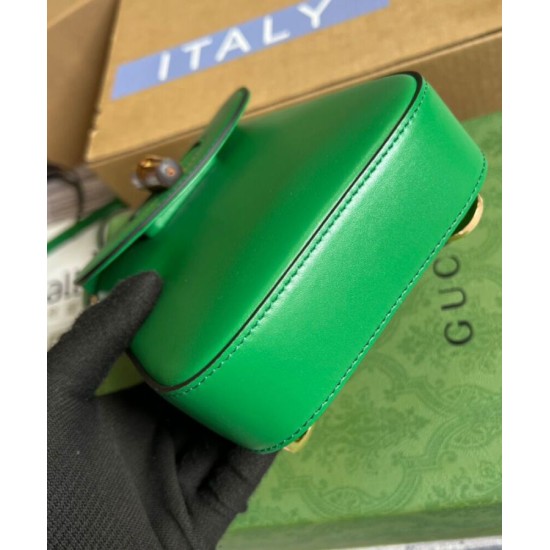 Replica Gucci Bamboo Mini Handbag 702106 Green Fake Gucci Bamboo Mini Handbag 702106 Green Replica