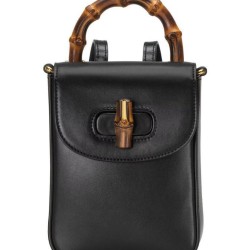 Replica Gucci Bamboo Mini Handbag 702106 Black