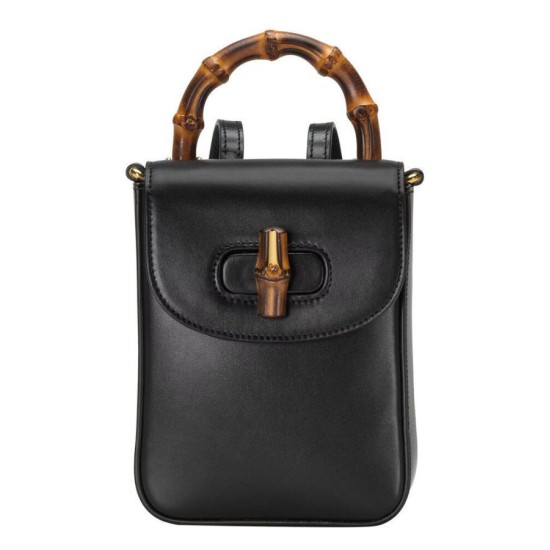 Replica Gucci Bamboo Mini Handbag 702106 Black Replica Gucci Bamboo Mini Handbag 702106 Black