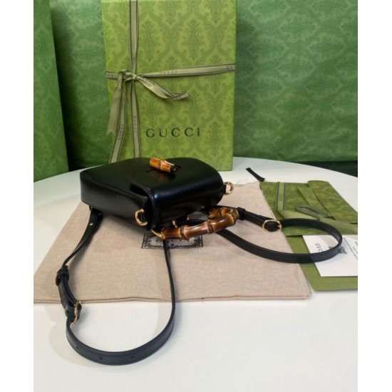 Replica Gucci Bamboo Mini Handbag 702106 Black Replica Gucci Bamboo Mini Handbag 702106 Black