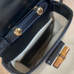 Replica Gucci Bamboo Mini Handbag 702106 Black