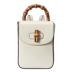 Replica Gucci Bamboo Mini Handbag 702106 Cream