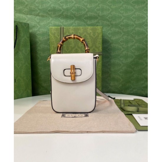 Replica Gucci Bamboo Mini Handbag 702106 Cream Replica Gucci Bamboo Mini Handbag 702106 Cream