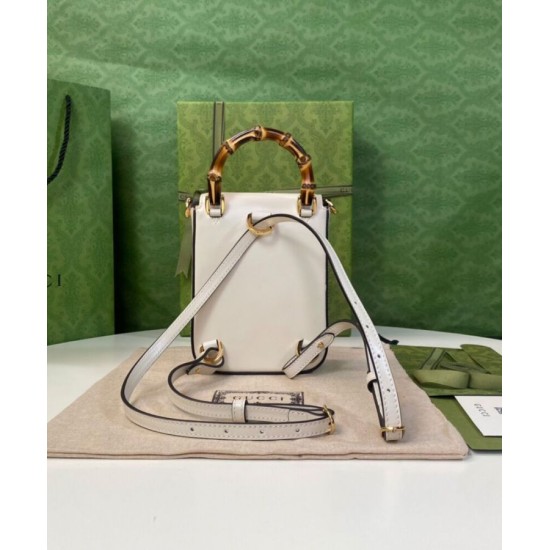 Replica Gucci Bamboo Mini Handbag 702106 Cream Replica Gucci Bamboo Mini Handbag 702106 Cream