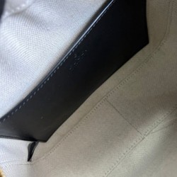 Fake Gucci GG Matelasse Leather Shoulder Bag 702234 Black Replica
