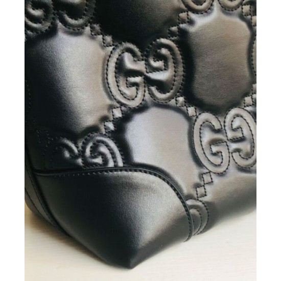 Replica Gucci GG Matelasse Leather Medium Tote 631685 Black Replica Gucci GG Matelasse Leather Medium Tote 631685 Black