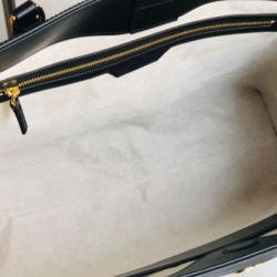 Replica Gucci GG Matelasse Leather Medium Tote 631685 Black