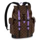 Fake Louis Vuitton Christopher MM Backpack M46272 Purple Replica
