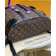 Fake Louis Vuitton Christopher MM Backpack M46272 Purple Replica