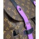 Fake Louis Vuitton Christopher MM Backpack M46272 Purple Replica