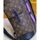 Fake Louis Vuitton Christopher MM Backpack M46272 Purple Replica