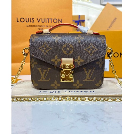 Replica Louis Vuitton Micro Metis Bag M81267 Brown Replica Louis Vuitton Micro Metis Bag M81267 Brown