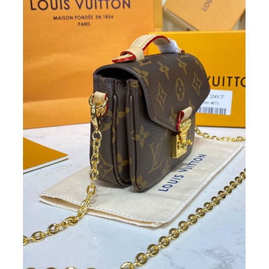 Replica Louis Vuitton Micro Metis Bag M81267 Brown Replica Louis Vuitton Micro Metis Bag M81267 Brown