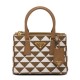 Replica Prada Galleria Embroidered Jacquard Fabric Micro-bag Coffee Replica Prada Galleria Embroidered Jacquard Fabric Micro-bag Coffee
