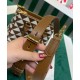Replica Prada Galleria Embroidered Jacquard Fabric Micro-bag Coffee Replica Prada Galleria Embroidered Jacquard Fabric Micro-bag Coffee