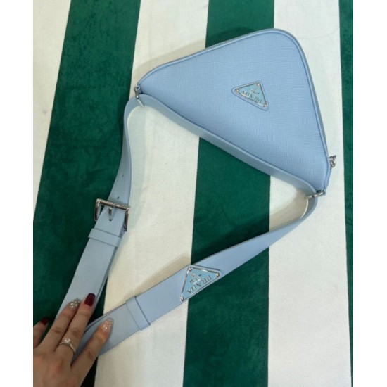 Replica Prada Saffiano Belt Bag Blue Replica Prada Saffiano Belt Bag Blue