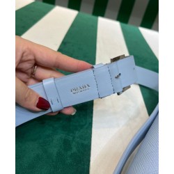 Replica Prada Saffiano Belt Bag Blue Replica Prada Saffiano Belt Bag Blue