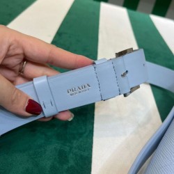 Replica Prada Saffiano Belt Bag Blue