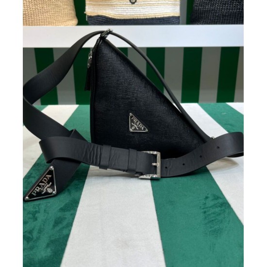 Fake Prada Saffiano Belt Bag Black Replica Replica Prada Saffiano Belt Bag Black
