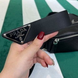 Replica Prada Saffiano Belt Bag Black