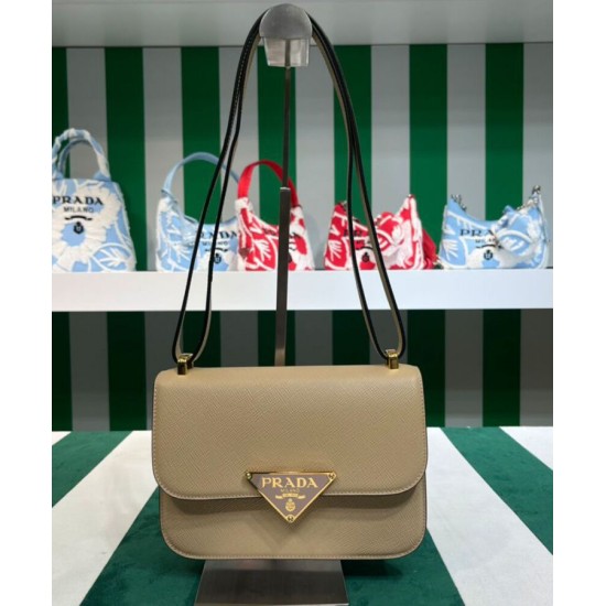 Replica Prada Saffiano Shoulder Bag Apricot Replica Prada Saffiano Shoulder Bag Apricot