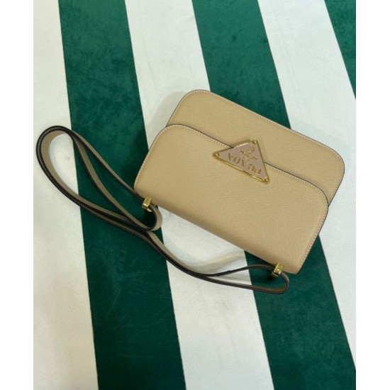 Replica Prada Saffiano Shoulder Bag Apricot Replica Prada Saffiano Shoulder Bag Apricot