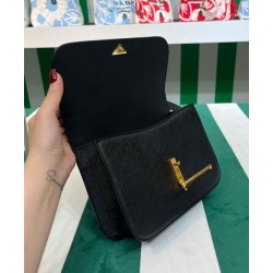 Replica Prada Saffiano Shoulder Bag Black Fake Prada Saffiano Shoulder Bag Black Replica