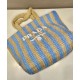 Fake Prada Large Raffia Tote Bag Blue Replica Fake Prada Large Raffia Tote Bag Blue Replica