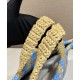 Fake Prada Large Raffia Tote Bag Blue Replica Fake Prada Large Raffia Tote Bag Blue Replica