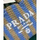 Replica Prada Small Raffia Tote Bag Blue Replica Prada Small Raffia Tote Bag Blue