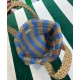 Replica Prada Small Raffia Tote Bag Blue Replica Prada Small Raffia Tote Bag Blue