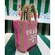 Replica Prada Small Raffia Tote Bag Peachblow Replica Prada Small Raffia Tote Bag Peachblow
