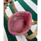 Replica Prada Small Raffia Tote Bag Peachblow Replica Prada Small Raffia Tote Bag Peachblow