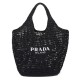 Fake Prada Raffia Tote Bag Black Replica Fake Prada Raffia Tote Bag Black Replica