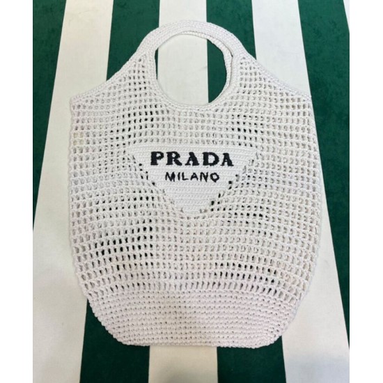 Fake Prada Raffia Tote Bag Cream Replica Replica Prada Raffia Tote Bag Cream