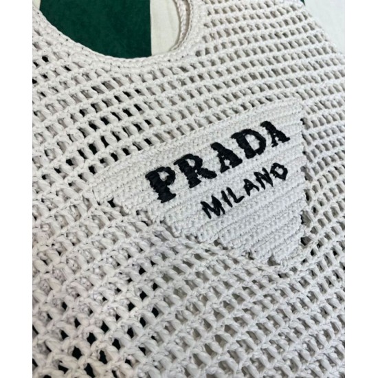 Fake Prada Raffia Tote Bag Cream Replica Replica Prada Raffia Tote Bag Cream