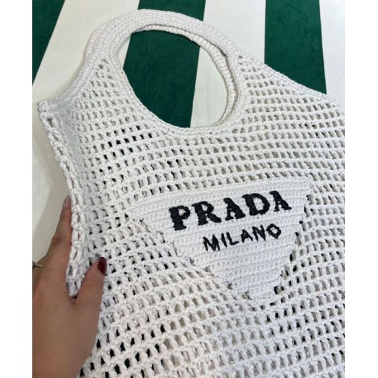 Fake Prada Raffia Tote Bag Cream Replica Replica Prada Raffia Tote Bag Cream
