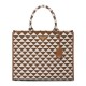 Fake Prada Large Prada Symbole Jacquard Fabric Handbag Coffee Replica Replica Prada Large Prada Symbole Jacquard Fabric Handbag Coffee