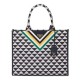 Replica Prada Symbole Jacquard Fabric Handbag Dark Blue Replica Prada Symbole Jacquard Fabric Handbag Dark Blue