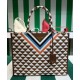 Replica Prada Symbole Jacquard Fabric Handbag Coffee Replica Prada Symbole Jacquard Fabric Handbag Coffee