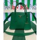 Replica Prada Double Saffiano Leather Mini Bag Green Replica Prada Double Saffiano Leather Mini Bag Green