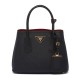 Replica Prada Double Saffiano Leather Mini Bag Black Fake Prada Double Saffiano Leather Mini Bag Black Replica
