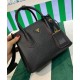 Replica Prada Double Saffiano Leather Mini Bag Black Fake Prada Double Saffiano Leather Mini Bag Black Replica